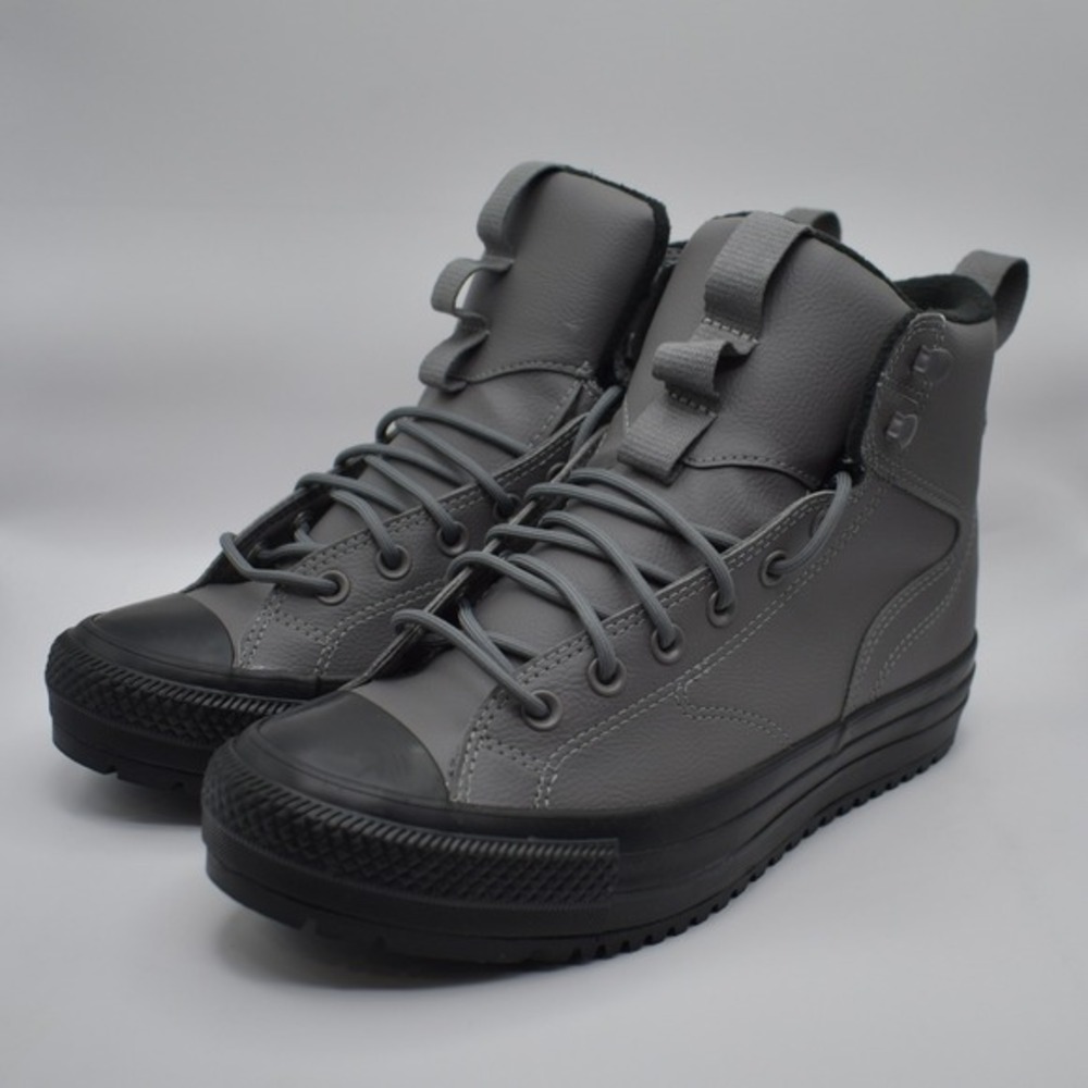 Converse Chuck Taylor All Star Hiker Boot Hi Sharkskin Grey Mens 9‎ NIB A14617C